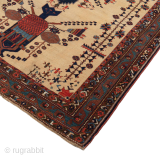 Antique Avshar, Circa 1900, 4’8 x 5’5 Ft.
Kayarugs1@gmail.com                         