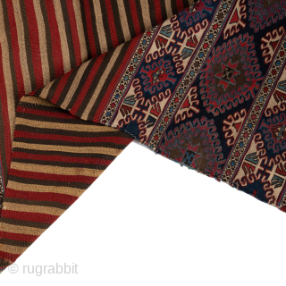 Antique Caucasian Shirvan Kilim, Circa 1900, 3’5 x 4’6 Ft.
                       