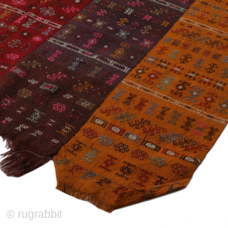 Antique Turkish Cicim, Circa 1920, 5’1 x 7 Ft.
Kayarugs1@gmail.com                        