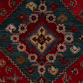 Antique Turkish Dazkiri Village Rug, Great Color, Circa 1870, 4’2 x 5’5 Ft.                    