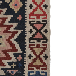 Antique Caucasian Shirvan Kilim, Circa 1870, 5 x 10 Ft.
Kayarugs1@gmail.com                       