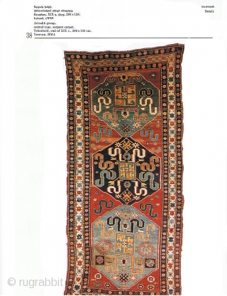 Book. Armenian Carpet by Manya Ghazarian 
Los Angeles 1988, 234 Color Plates 288 pp, New 
Armenian/English text
                