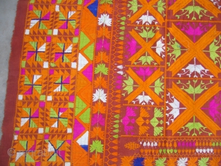 Early 20th Century,Phulkari from the valley of Swat.Very beautiful desigen with good colours.E.mail for more Info.                 