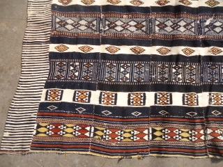 Beautiful Arkila Kilim Frag with great colors and fine weave,good age,As found.Size 6'10"*5ft.E.mail for more info and pics.               