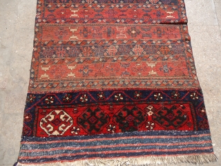 Gorgeous "Tasheh" with beautiful center flat weave,good condition and colors,very nice design.E.mail for more info.                  
