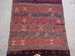 Gorgeous "Tasheh" with beautiful center flat weave,good condition and colors,very nice design.E.mail for more info.                  