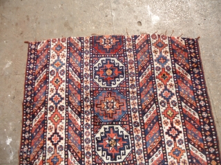 Colorfull jusicy full pile caucasian ? Rug fragment,all colors seems to be natural,full soft shiny pile,very nice desigen,all original.Size 6'9"*4'3".E.mail for more info and pics.        