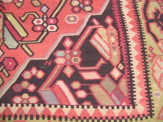 19th Cen Supereb Bijar Long Kilim ?,Very good,colurs and nice condition.Very Rare and supereb pce,Hand washed ready for the display,E.mail for more info.          