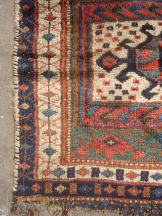 Kurdish Bagface with great natural colors and very nice design,full soft shiny wool,good condition.Size 2'*1'9".E.mail for more info and pics.             