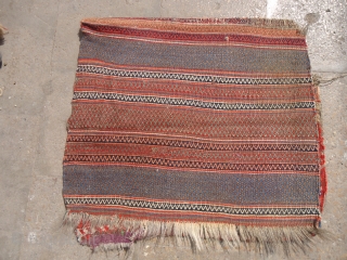 Qashqai Bagface with original beautiful Kilim backing.All natural colors.E.mail for more info and pics.                   