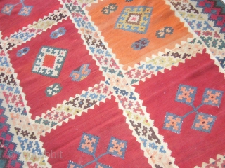 Supereb Qashqai Kilim,very fine weave,nice colours,good desigen,all original,very good pce,Size7'10"*5'.Look more good in day light,Handwashed Ready for use,E.mail for more info.            