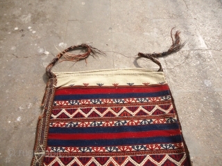 Anatolian Heybey or Grain with natural colors,fine weave,good design .Very nice condition with original stripe backing.All beautiful colors,without any work done.Size 3'8"*2'1".E.mail for more info and pics.      