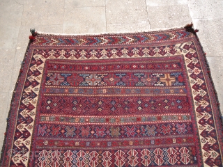 Beautiful Afshar Flatwoven Pannel,with good colors and condition.Without any repair or work done.very nice pce with an excellent design.Size 5'1"*4'.E.mail for more info.          