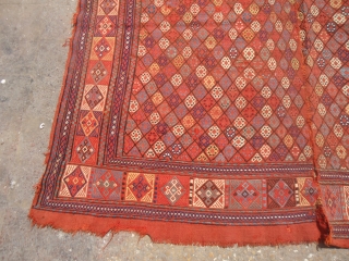Verneh with great natural colors and early age,as found without any repair or work done.Finely woven,very nice design and colors.Size 5'9'*5'7".E.mail for more info and pics.       