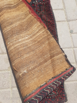 Baluch Khorjin with good colors and fine weave,kilim backing,nice design and colors.Size 5'3"*1'11".E.mail for more info and pics.               