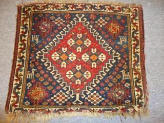 Qashqai Bagface with natrul colours and beautiful design and fine weave,All original,Handwashed ready for the display.                 