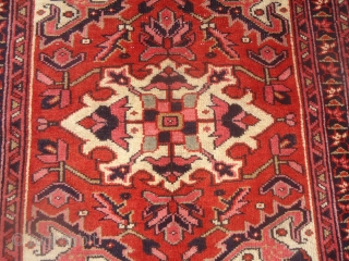 Heriz Mat nice square size with good colors and condition.Size 2'9"*2'10".E.mail for more info and pics.                 