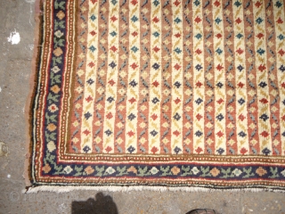 N.W Persain Rug with beautiful Stripe design and great colros,good condition and age,Nice soft shiny wool,Size 3'10"*3'8".E.mail for more info and pics.           