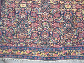 Very Exceptional Senneh Kilim,supereb fine weaving,extra ordinary good dyes,all original without any work done,very supereb condition.Size 6'7"*4'7".E.mail for more info.             