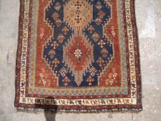 Small Jewel Qashqai rug with beautiful colors and design,very fine weave.Size 4*2'7".E.mail for more info.                  