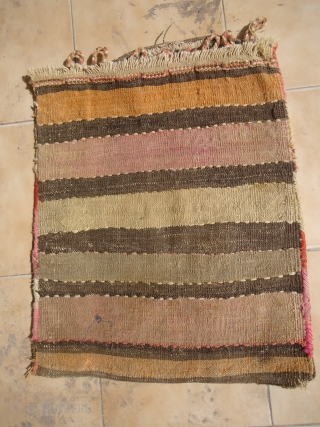 Shahsavam Bagface with original Kilim backing, synthetic colors, good desigen.Without any work done.E.mail for more info.                 