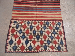 Colorfull Caucasian Mafrash with great natural colors and very fine weave,good condition and age,nice design.Size 5'9"*3'5".E.mail for more info and pics.            