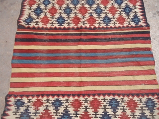 Colorfull Caucasian Mafrash with great natural colors and very fine weave,good condition and age,nice design.Size 5'9"*3'5".E.mail for more info and pics.            