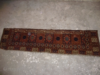 Very unusual Erasri Trapping with Stars,long pcs,supereb natrul colours,fine weave,fragmentry condition.all original without any work done.Size 5'*1'3".                