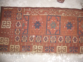 Very unusual Erasri Trapping with Stars,long pcs,supereb natrul colours,fine weave,fragmentry condition.all original without any work done.Size 5'*1'3".                