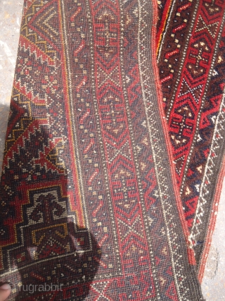 Small Salar Khan Rug with natural colors and silky wool,excellent condition.E.mail for more info and pics.                 