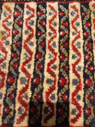 Qashqai Chanteh with beautiful colors stripe design,good condition and age,fine weave.E.mail for more info.                   