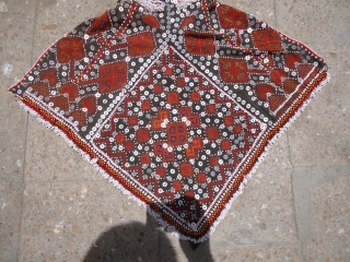 Women Wedding Dress cap ?.From Kohistan valley,Silk thread work on cotton cloth,very fine and beautiful work.E.mail for more info and pics.            