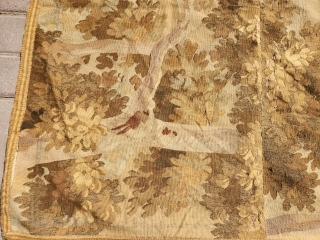 French tapestry fragment with silk highlights,good age and condition.E.mail for more info and pics.                   