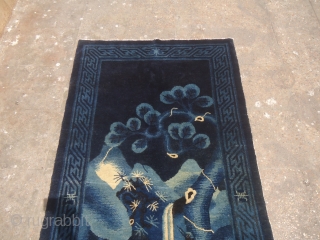 Chinese Peking Rug in Perfect Condition,beautiful drawing and colors,good weave and age,without any repair or work done.Size 6'2"*3ft.E.mail for more info and pics.          