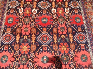 Colorfull juicey Senneh Rug with excellent condition and colors,very fine weave..Size 6'6"*4'6".E.mail for more info and pics.                