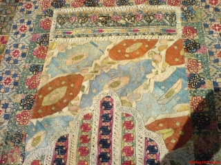 Very Rare Prayer Textile,very good colours,desigen and age.E.mail for more pictures.                      