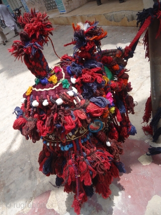 Complete Baluch Camel Hair dress,with colorful tassels,and good condition,all original,with all ropes and locks.E.mail for more info.                