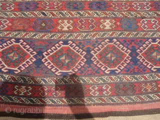 Shasavan Soumac panel with great colors and good design,Fine weave,Size 4*3'6".E.mail for more info.                   