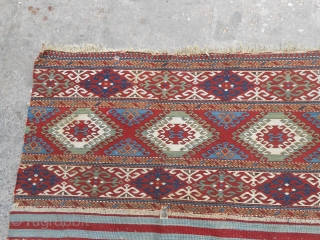 Early Shahsavan Mafrash with all natural colors and very fine weave,All original without any work done,Very beautiful design and colors,withe is cotton.Size 4'6"*3'10".E.mail for more info and pics.     