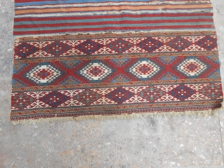 Early Shahsavan Mafrash with all natural colors and very fine weave,All original without any work done,Very beautiful design and colors,withe is cotton.Size 4'6"*3'10".E.mail for more info and pics.     