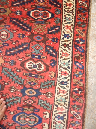 Antique Kurdish Rug,beautiful desigen and nice colours and very good condition,Wool on wool,Size 7'3"*3'8".E.mail for more info.                