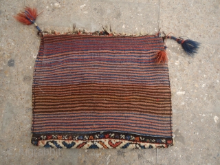 Luri Bakhtiar ? N.W Persian ? Bagface,with all good colors shiny wool and original kilim backing.E.mail for more info.              