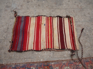 Beautiful Anatolian Grain Bag with all original ropes and threads,very nice design colors and design,orignal backing.Ready for the display.              
