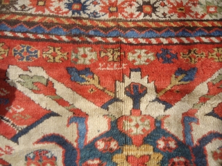 Chelabard Kazak Dated Fragment with great colors and wool,all great natural dyes.Early age.Size 6'8"*4'9".E.mail for more info and pics.              