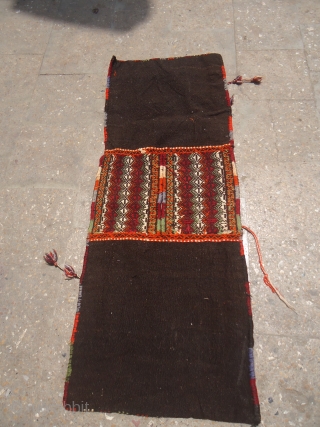 Anatolian Heybey with very nice design,Original Kilim backing and hooks,Tight weave,very nice pce with excellent condition.Size 4'8"*1'9".E.mail for more info and pics.           