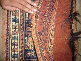 Afshar bagface,fine weave,nice colours and desigen,with original backing,Size 1'7"*1'2".Handwashed ready for use.                     