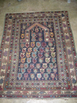 Collectors Pce Blue ground Marasali Prayer Rug,excellent condition,all original without any repair,supereb colours,finest weaving,real gem,Size 5'*4'.E.mail for more info and pics.            