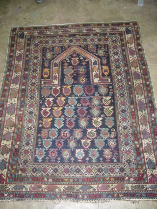 Collectors Pce Blue ground Marasali Prayer Rug,excellent condition,all original without any repair,supereb colours,finest weaving,real gem,Size 5'*4'.E.mail for more info and pics.            