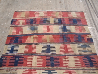 Pretty Anatolian Kilim frag,with good colors and early age,Beautiful pce,E.mail for more info.                    