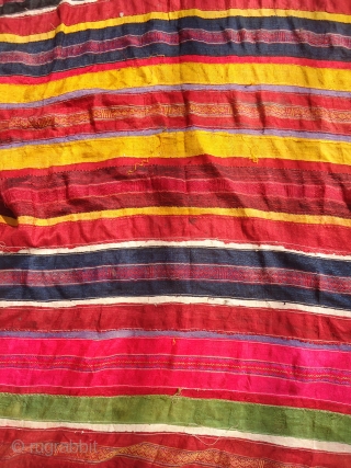 Uzbek Textile ?.fragmently condition,with beautiful colors,very fine textile.Large size .E.mail for more info.                    